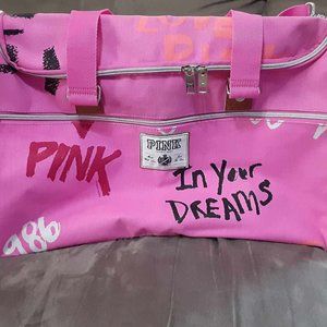 💗VS PINK RARE CANVAS BAG VHTF